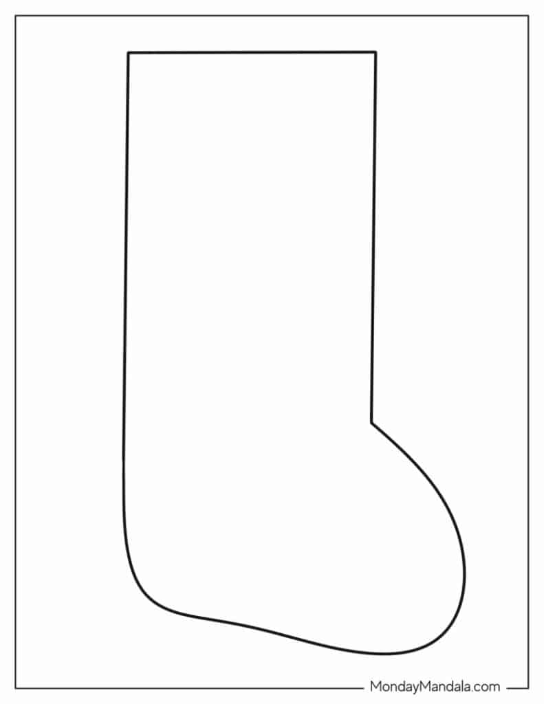 70 christmas stocking templates (free pdf printables)